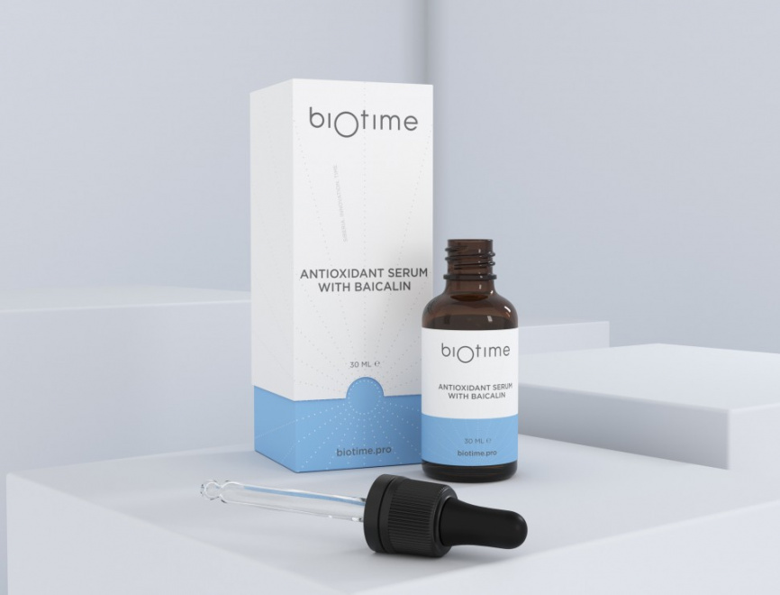 Сыворотка антиоксидантная с байкалином Biotime, 30мл фото 1