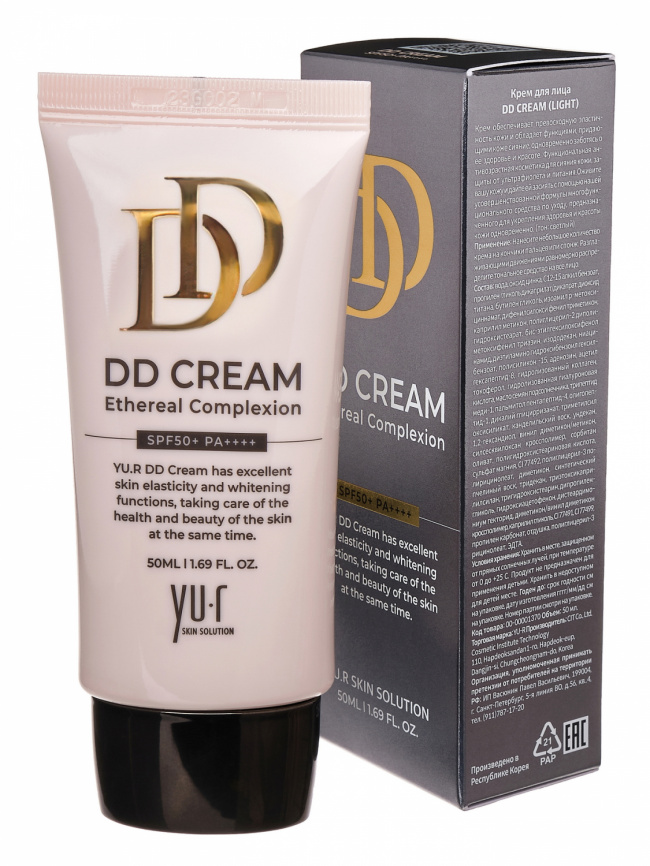 Крем для лица YU-R DD Cream (light), 50ml NEW фото 1